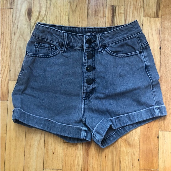 BDG Pants - BDG Urban Outfitters High Rise Foxy Grey Shorts 25